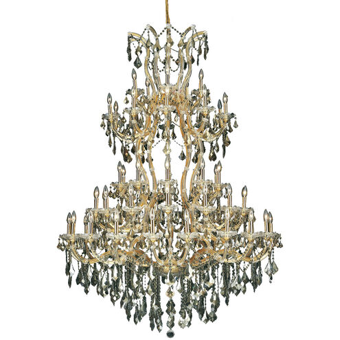 Maria Theresa 61 Light 54 inch Gold Foyer Ceiling Light in Golden Teak, Royal Cut