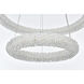 Bowen 2 Light 24 inch Satin Gold Chandelier Ceiling Light
