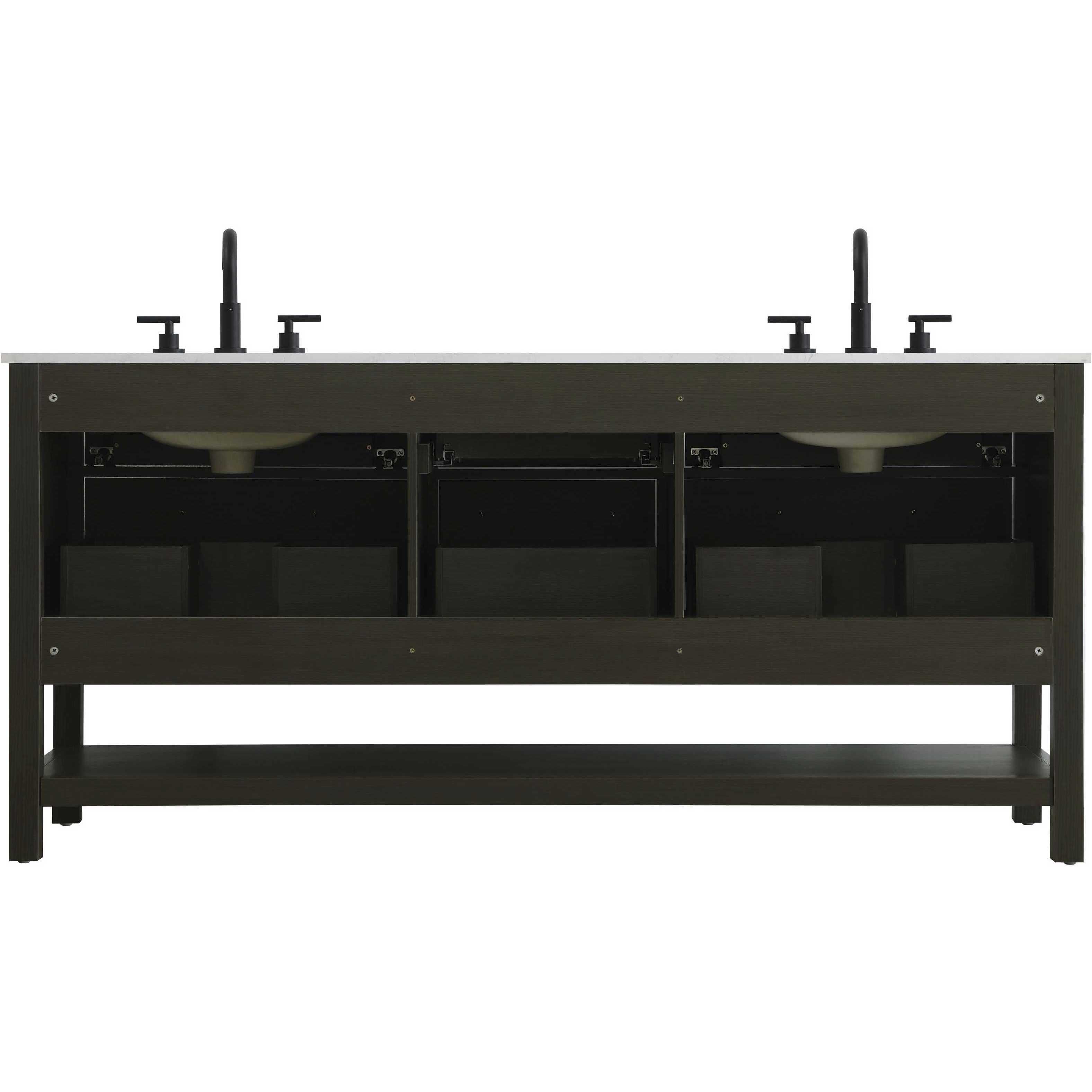 Karson 72 X 34 inch Mocha Brown Bathroom Vanity Cabinet