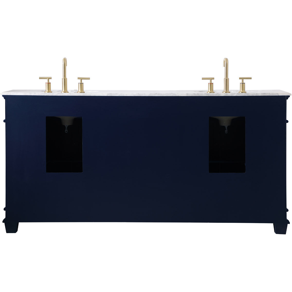 Wesley 72 X 22 X 35 inch Blue Vanity Sink Set