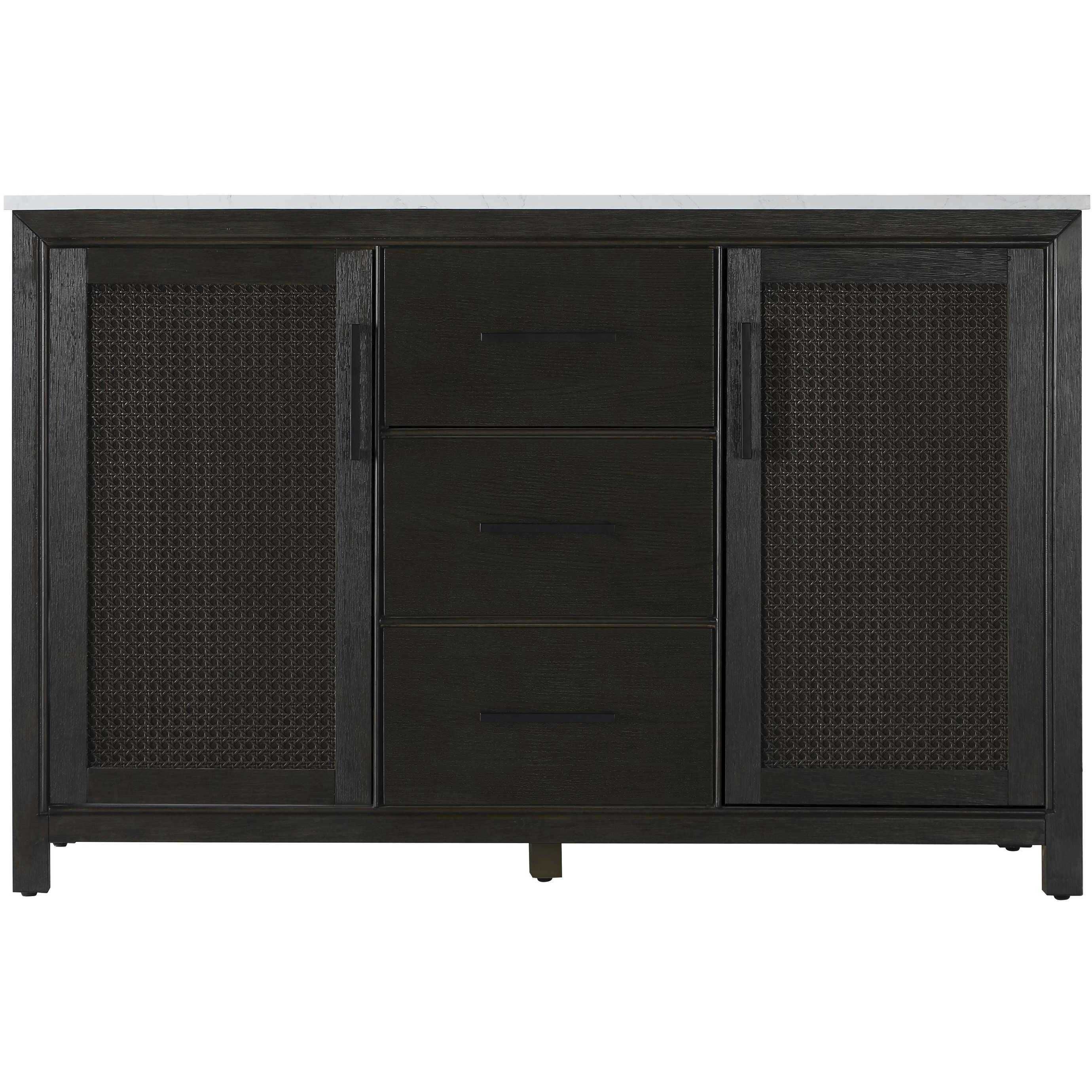 Alina 54 X 34 inch Chocolate Oak Bathroom Vanity Cabinet