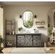 Austin 60 X 34 inch Rustic Grey Bathroom Vanity Cabinet
