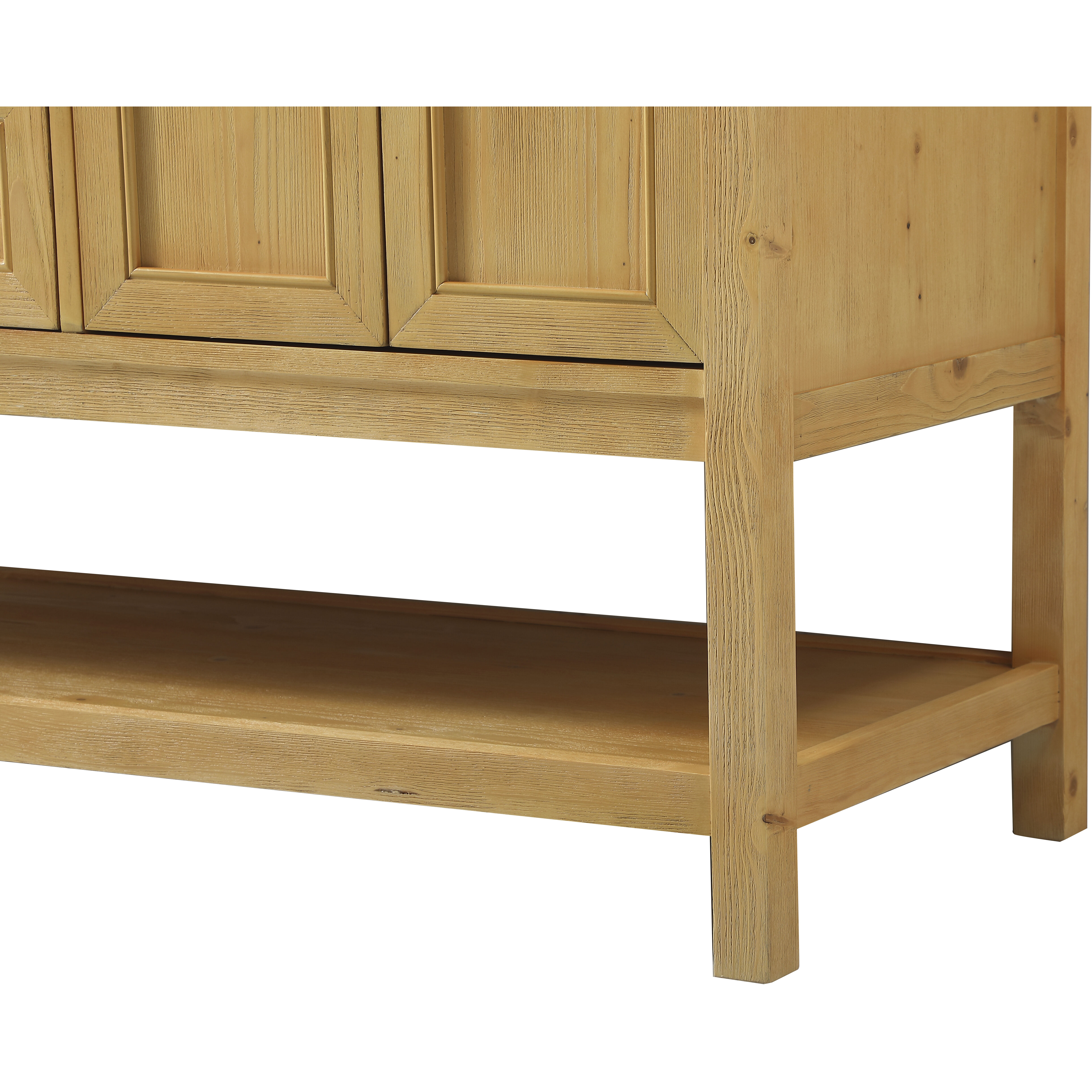 Metropolis 60 X 22 X 34 inch Natural Wood Vanity Sink Set