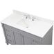 Bennett 48 X 21 X 35 inch Grey Vanity Sink Set