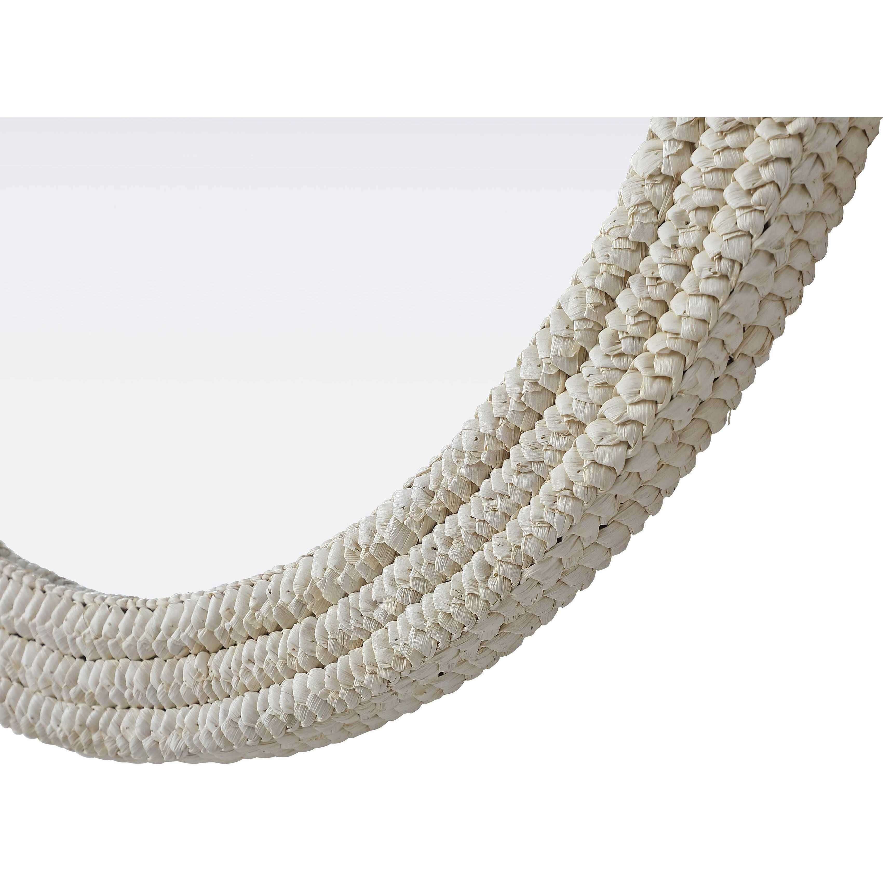 Marlowe 42 X 42 inch Linen White Mirror