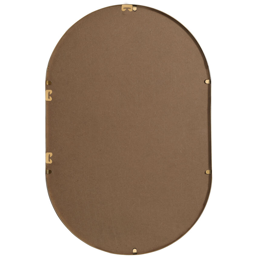 Asha 30 X 20 inch Brass Mirror in 20 x 30