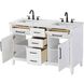 Virginia 54 X 35 inch White Bathroom Vanity Cabinet