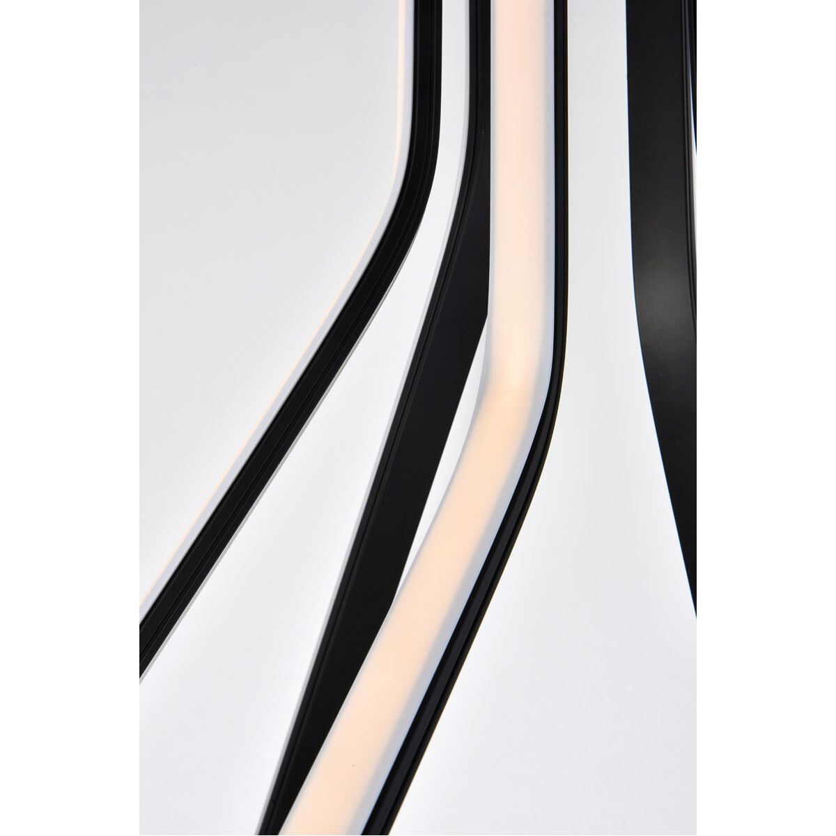 Dahlia LED 18.2 inch Black Flush Mount Ceiling Light