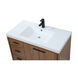 Wyatt 42 X 22 X 34 inch Walnut Brown Vanity Sink Set