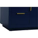 Blake 48 X 22 X 34 inch Blue Vanity Sink Set