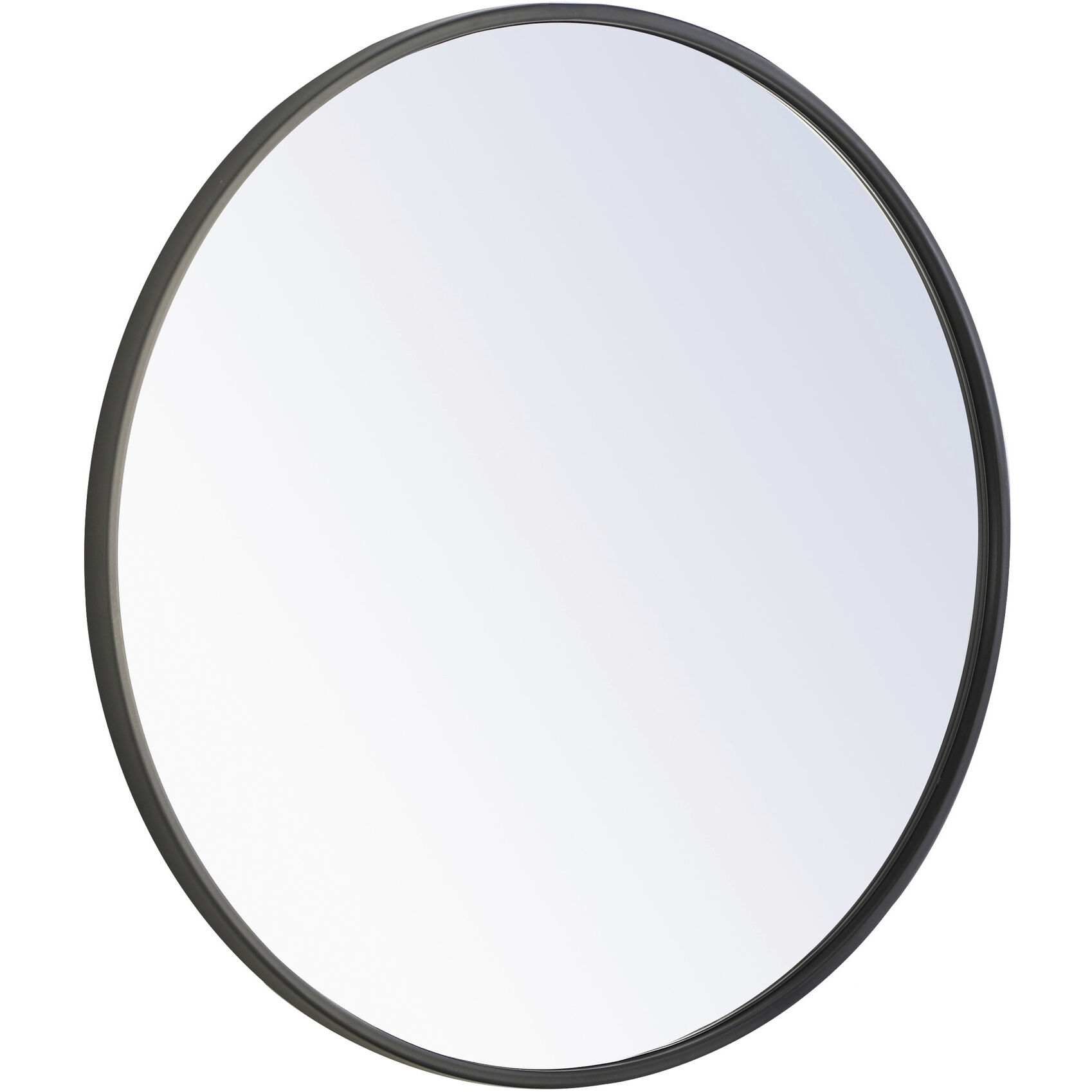 Eternity 24 X 24 inch Black Wall Mirror