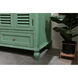 Rhodes 48 X 48 X 35 inch Vintage Mint and Brushed Nickel Vanity Sink Set