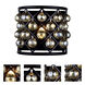 Madison 1 Light 11.5 inch Matte Black Wall Sconce Wall Light in Golden Teak, Urban Classic