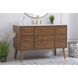 Boise 48 X 34 inch Walnut Brown Vanity Sink Set