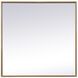 Eternity 24 X 24 inch Brass Vanity Mirror