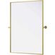 Amoura 40 X 30 inch Brass Mirror