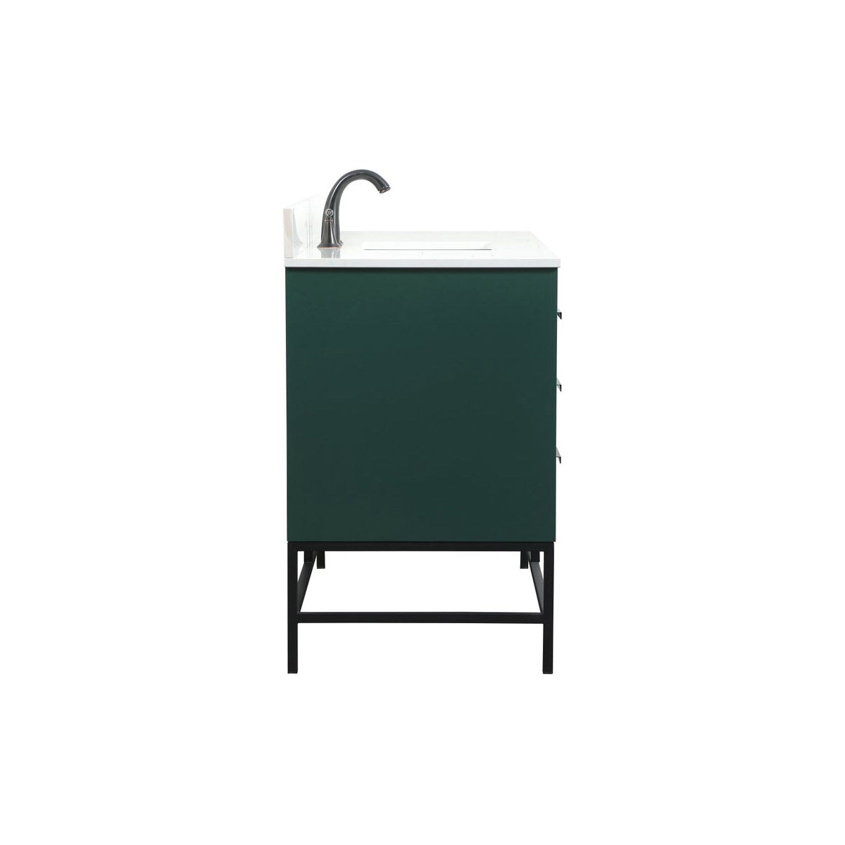 Eugene 48 X 22 X 33.5 inch Green Vanity Sink Set in Included