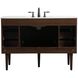 Cyrus 48 X 22 X 33.5 inch Walnut Vanity Sink Set in Not Included