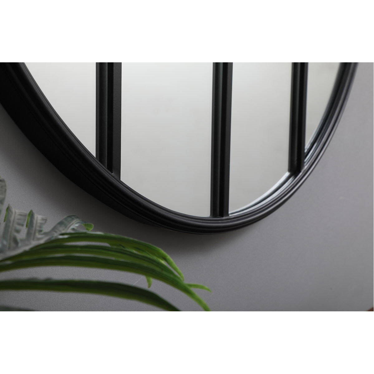 Motif 32 X 32 inch Black Wall Mirror