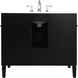 Park Avenue 40 X 22 X 35 inch Black Vanity Sink Set