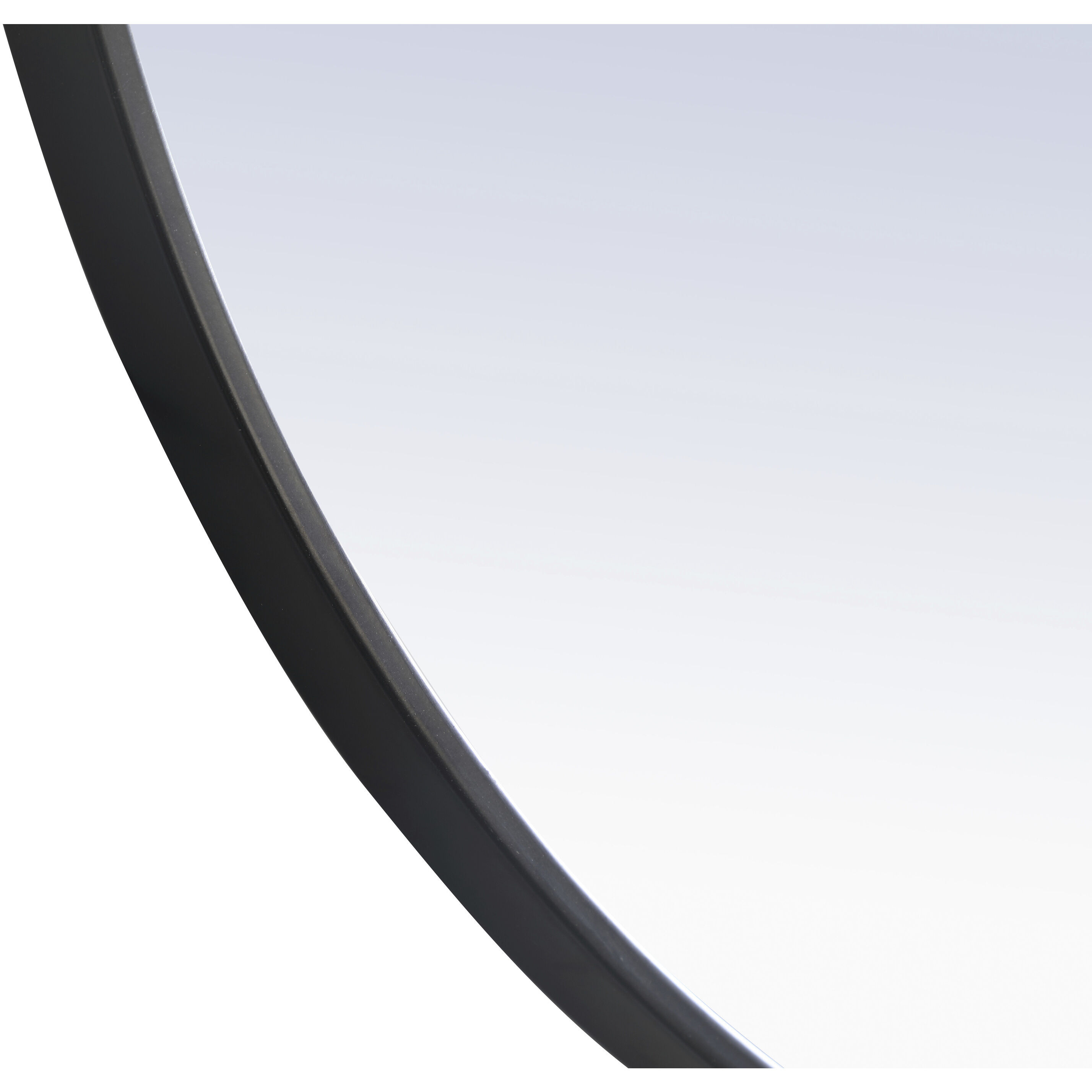 Eternity 24 X 24 inch Black Wall Mirror