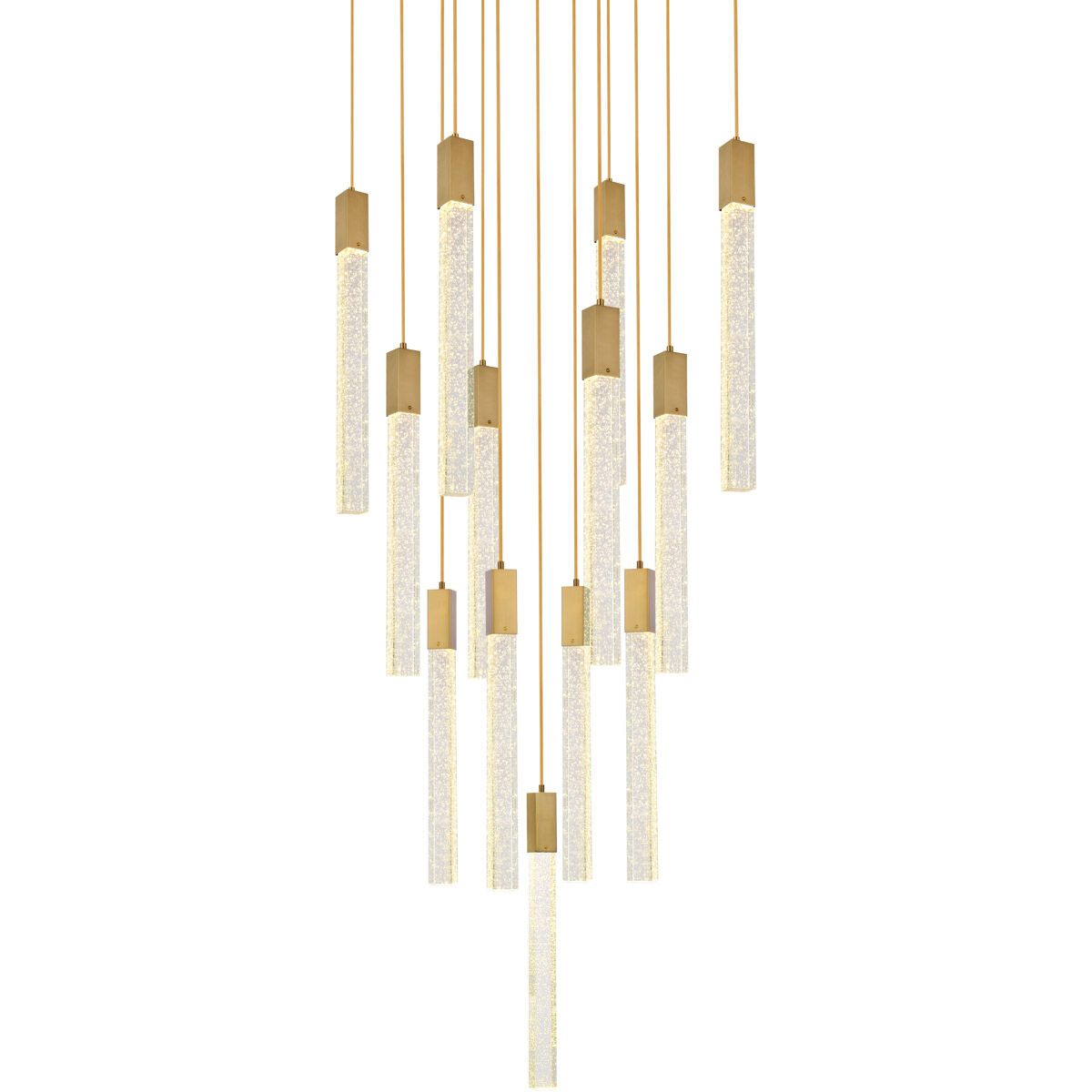 Weston 13 Light 26 inch Satin Gold Pendant Ceiling Light