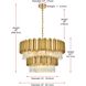Willow 12 Light 32 inch Satin Gold Chandelier Ceiling Light