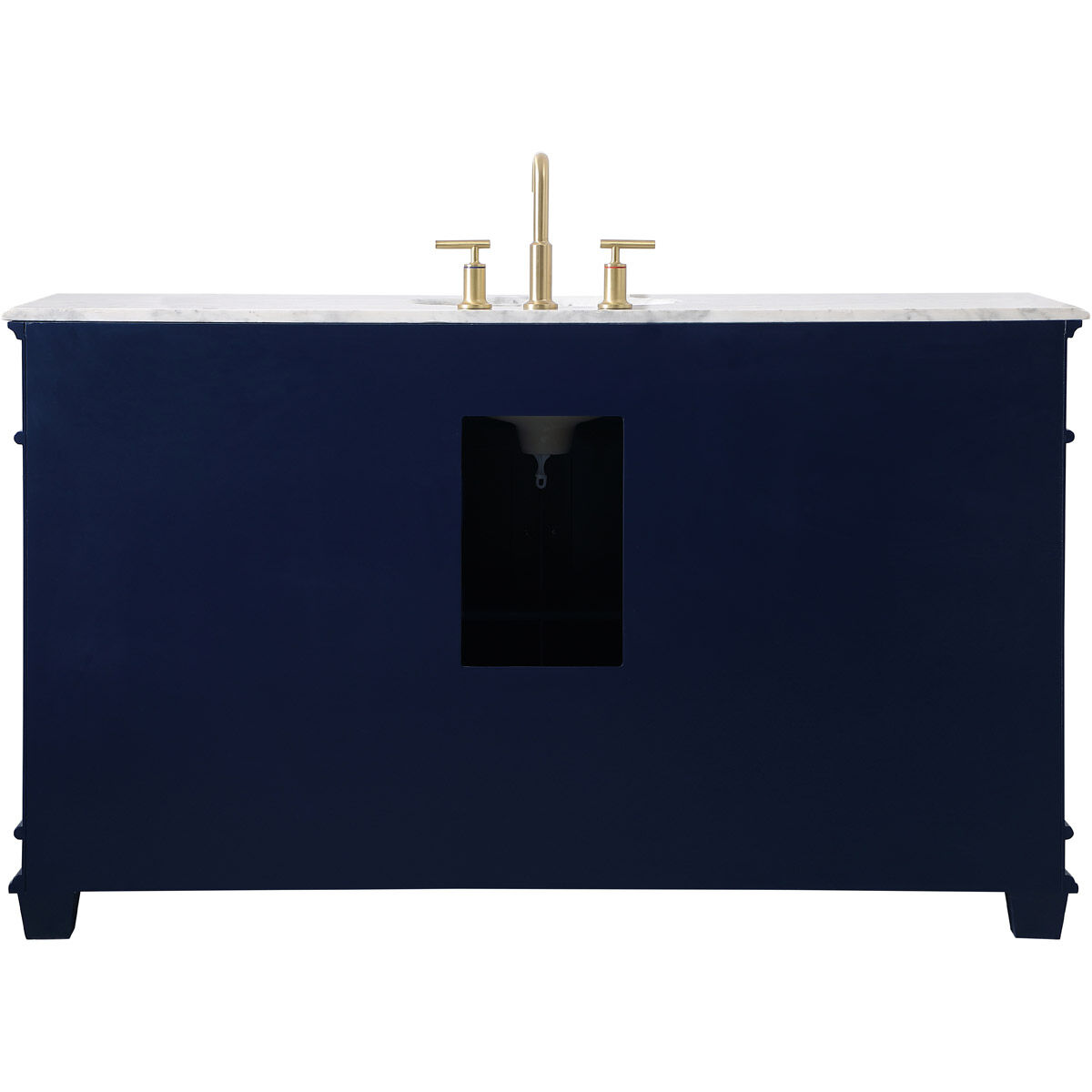 Wesley 60 X 22 X 35 inch Blue Vanity Sink Set
