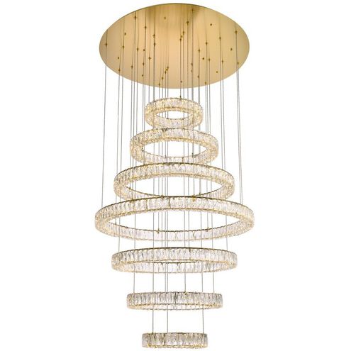 Monroe 7 Light 40 inch Gold Chandelier Ceiling Light