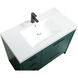 Wyatt 42 X 22 X 34 inch Green Vanity Sink Set