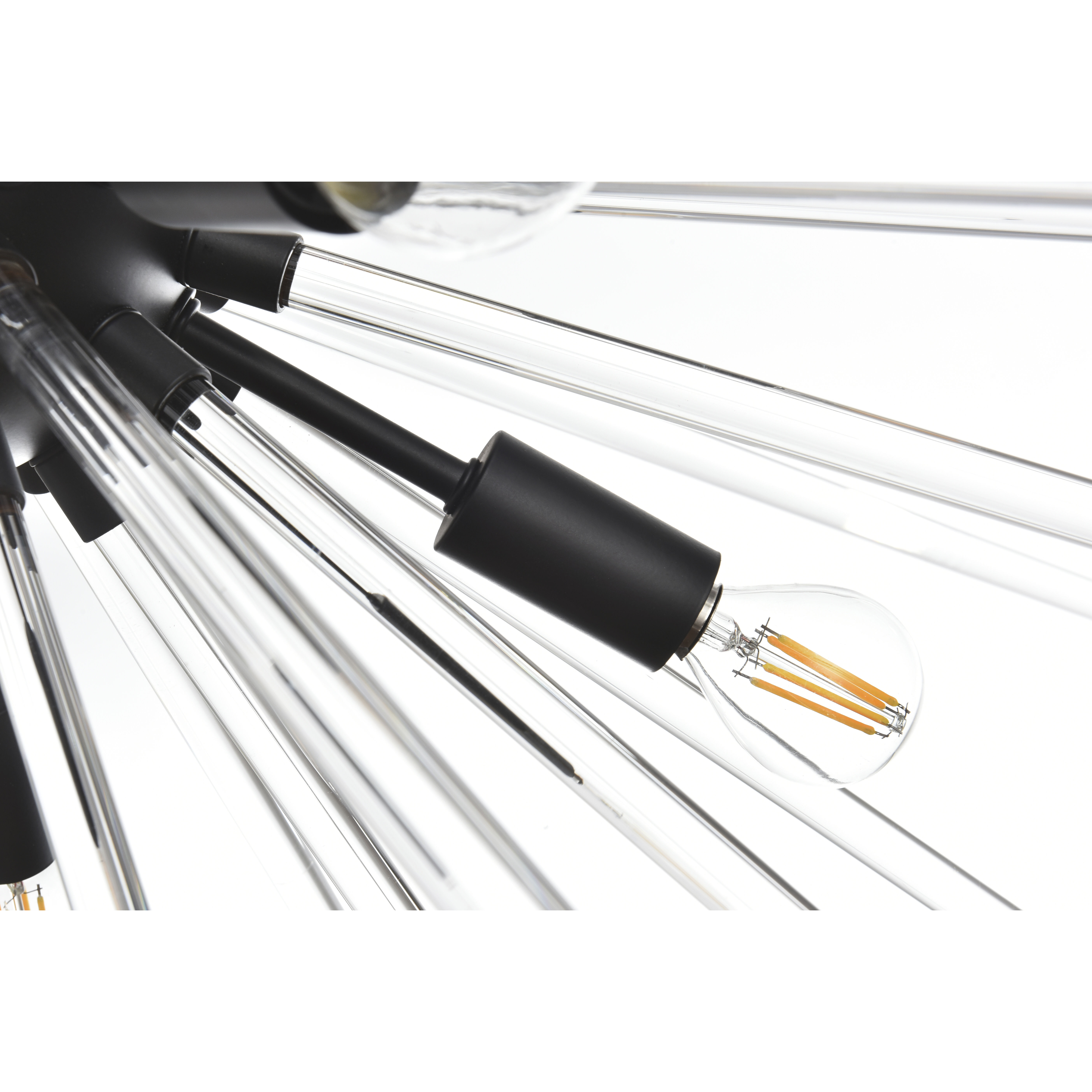 Sienna 10 Light 46 inch Black Pendant Ceiling Light