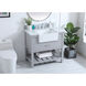 Clement 36 X 22 X 34 inch Grey Bathroom Vanity Cabinet