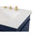 Lexington 60 X 22 X 35 inch Blue Vanity Sink Set