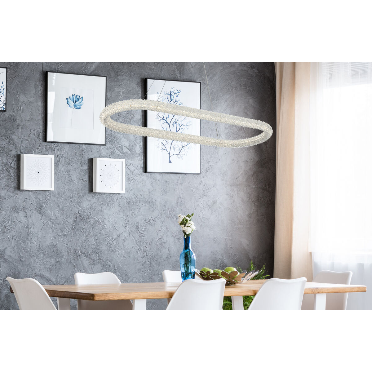 Bowen 1 Light 20 inch Chrome Chandelier Ceiling Light