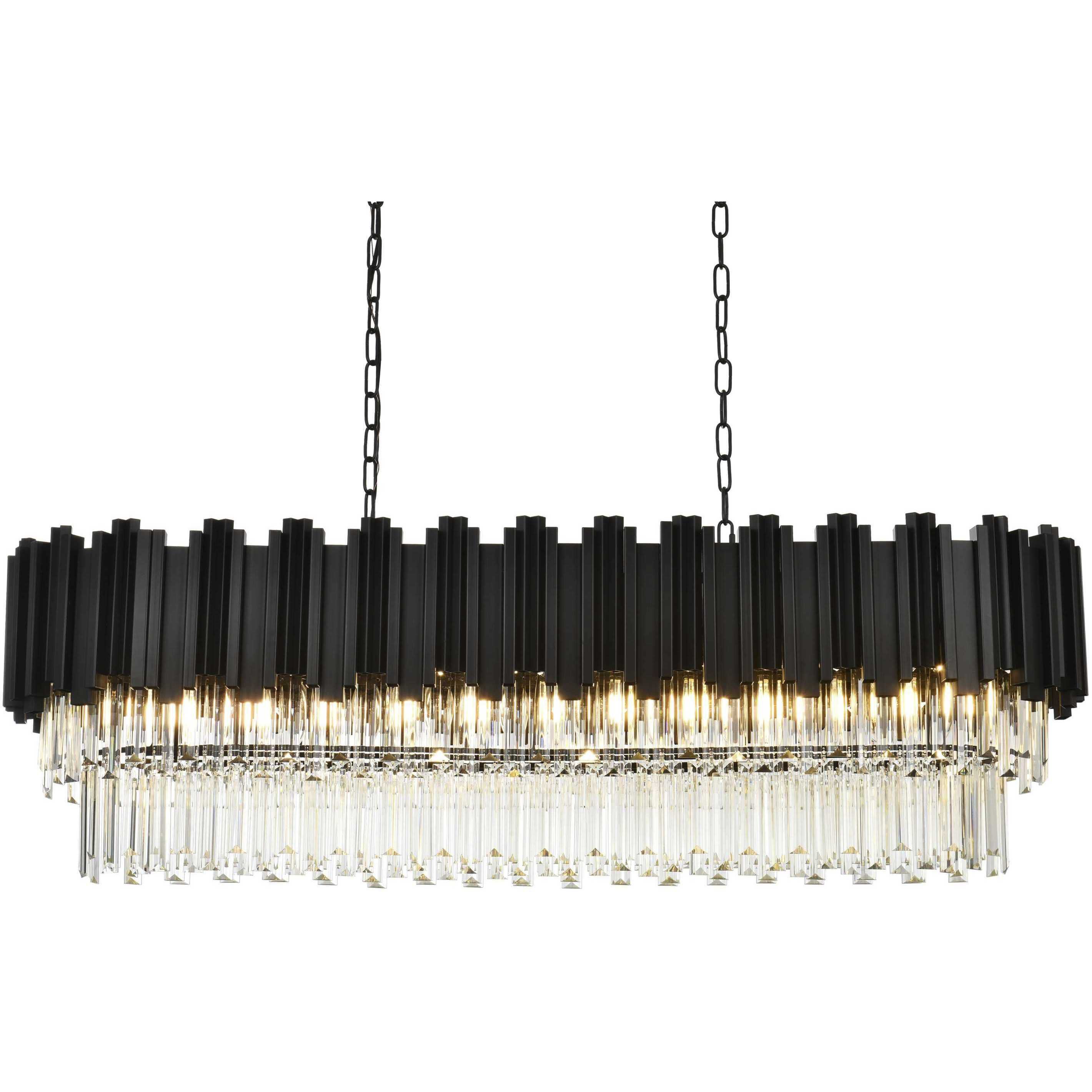 Willow 12 Light 14 inch Black Chandelier Ceiling Light