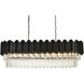 Willow 12 Light 14 inch Black Chandelier Ceiling Light