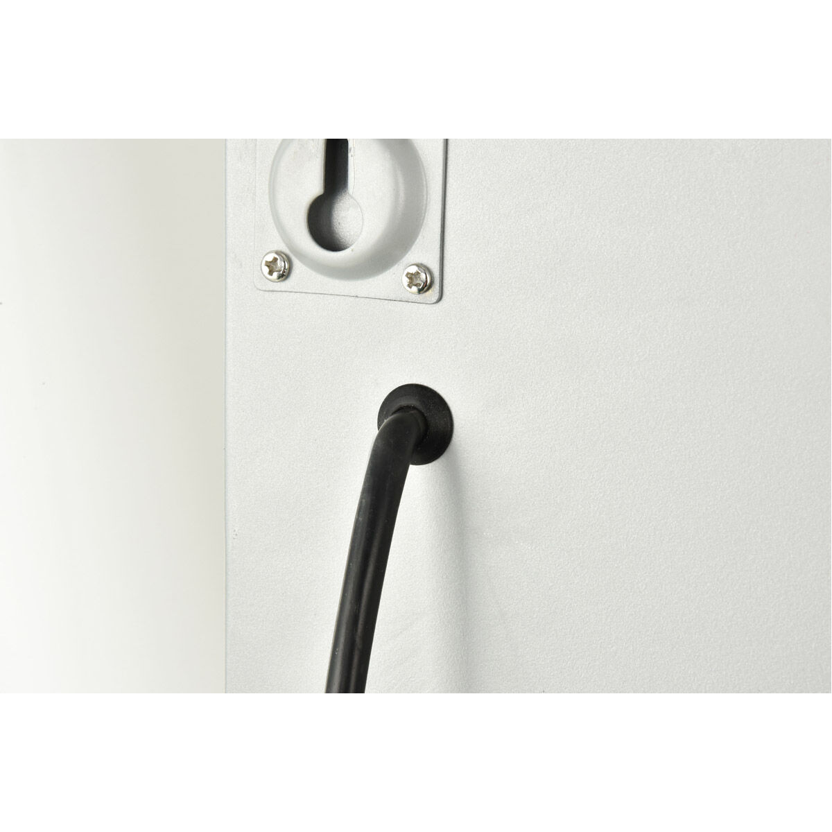 Elixir Silver Lighted Mirror Cabinet