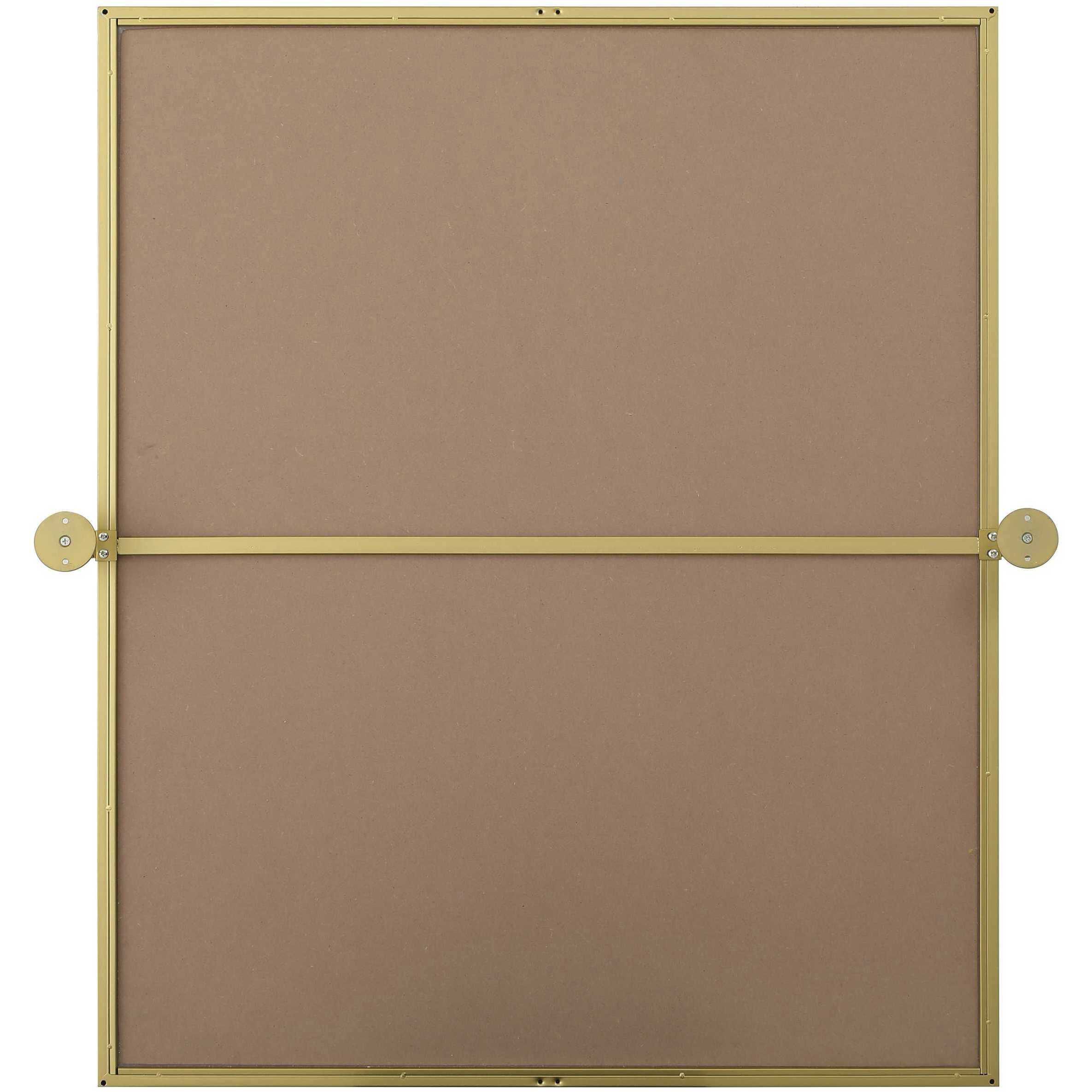 Amoura 36 X 30 inch Brass Mirror