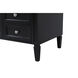 Park Avenue 60 X 21.5 X 35 inch Black Vanity Sink Set