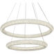 Bowen 2 Light 32 inch Satin Gold Chandelier Ceiling Light
