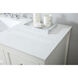 Theo 60 X 22 X 34 inch White Vanity Sink Set