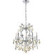 Maria Theresa 6 Light 20 inch Chrome Dining Chandelier Ceiling Light in Golden Teak, Royal Cut