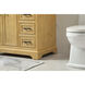 Americana 36 X 22 X 35 inch Natural Wood Vanity Sink Set