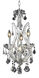 Maria Theresa 4 Light 12 inch Chrome Pendant Ceiling Light in Clear, Royal Cut