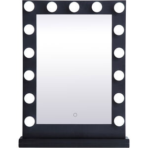 Brenda 32 X 24 inch Black Lighted Wall Mirror