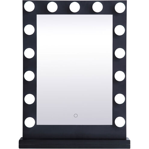 Brenda 32 X 24 inch Black Lighted Wall Mirror