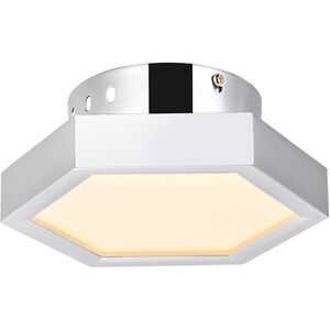 Hampton LED 6 inch Chrome Flush Mount Ceiling Light