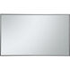 Monet 60 X 36 inch Black Wall Mirror