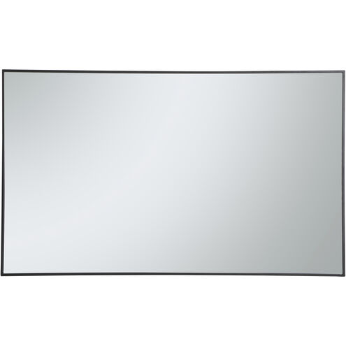 Monet 60 X 36 inch Black Wall Mirror
