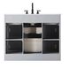 Alden 42 X 35 inch Grey Bathroom Vanity Cabinet